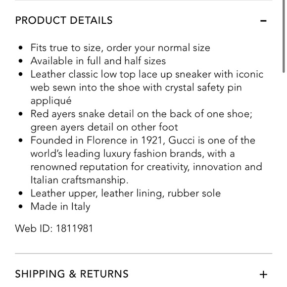 Gucci Ace Sneakers - Picture 9 of 9